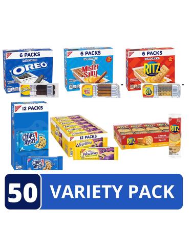 Nabisco Ultimate Sweet & Salty Snack Variety Pack - 50 Count | Perfect Assortment of Treats - Buy Online on GoSupps.com