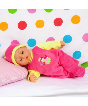 Buy Bayer Design 93806AA Interactive Talking Baby Doll - Soft Body 38 cm with Pacifier & Bottle - Perfect Gift for Kids | International Shipping Available - Buy Online on GoSupps.com