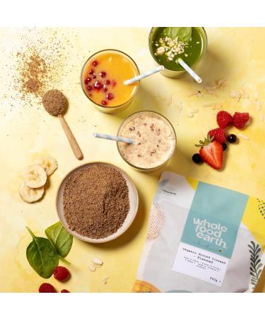 Wholefood Earth Organic Ground Linseed/Flaxseed 1kg - Raw, GMO-Free, Vegan | High Fibre Protein | Certified Organic - Buy Online on GoSupps.com