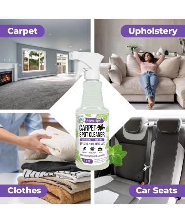 Mighty Mint Carpet Spot Cleaner - Non-Toxic Stain Remover Spray with Natural Peppermint Scent | 16oz | Fast Shipping Worldwide - Buy Online on GoSupps.com
