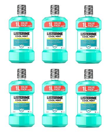 Listerine Antibacterial Mouthwash Cool mint 1 Litre