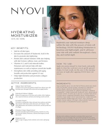 NYOVI Simple Skin Care Routine Kit | Stem Cell Serum Moisturizer & Cleanser for Daily Care | International Shipping - Buy Online on GoSupps.com