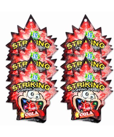 Striking Popping Candy Cola Flavour 15g (Pack of 6)