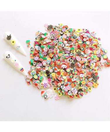 Nail Angel 3200pcs Polymer Clay Fruit Cake Cloud Panda Shapes Mix - Nail Art & Slime Craft Supply - Buy Online on GoSupps.com