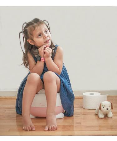 UpPro Cute Bunny Potty Training Chair - Portable Toddler Toilet Seat for Boys and Girls (Pink) - Buy Online on GoSupps.com