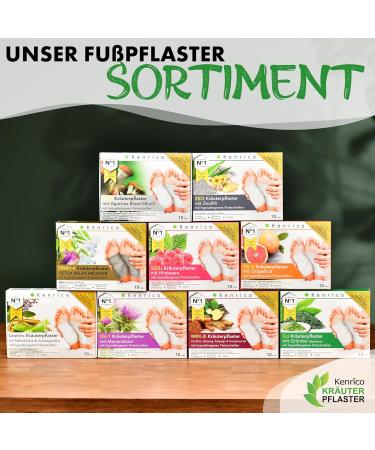 Kenrico CCI Herbal Pavement with Green Tea (Gyokuro) - 100% Vegan Detox Foot Pads for Body Detoxification & Cleanse - Buy Online on GoSupps.com