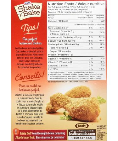 Shake 'N Bake Chicken Coating Mix 142g - Buy Online on GoSupps.com