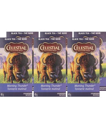 Celestial Seasonings Morning Thunder 6-Count - Buy Online on GoSupps.com