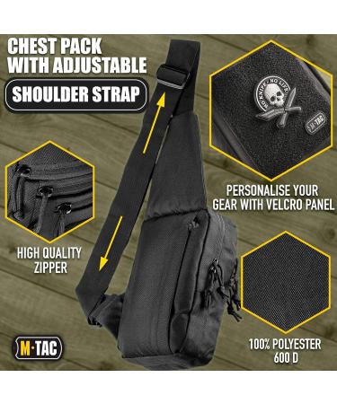 M-Tac Tactical Bag Shoulder Chest Pack - Concealed Carry Handgun Sling Bag (Black) - Buy Online on GoSupps.com