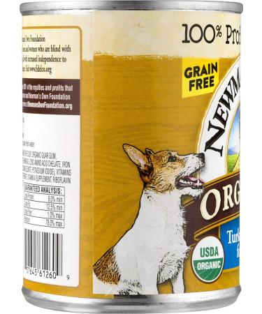 Newman's Own Organics Turkey Dinner for Dogs - 12.7 oz (Pack of 12) | Natural Dog Food - Buy Online on GoSupps.com