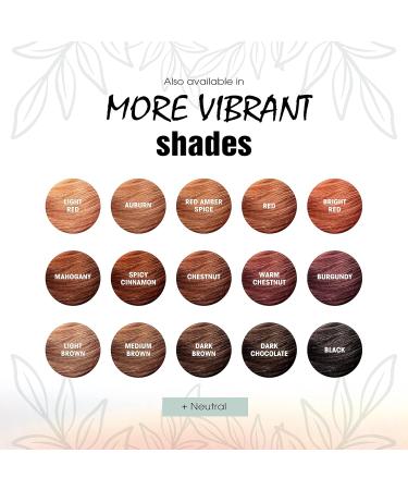 Light Mountain Mahogany Hair Dye | Organic & Chemical-Free Semi-Permanent Color for Men/Women | 16 Oz Henna Leaf Powder & Botanicals - Buy Online on GoSupps.com