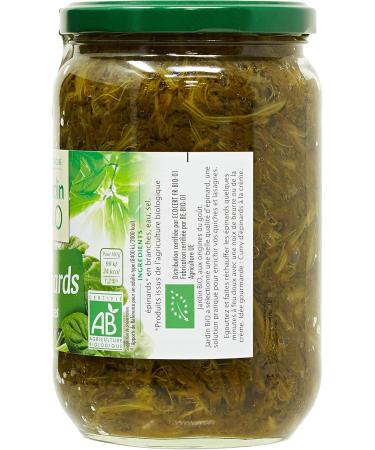 Jardin BiO tic - Spinach branches - organic - salty - AB certified - 630 g jar - Buy Online on GoSupps.com