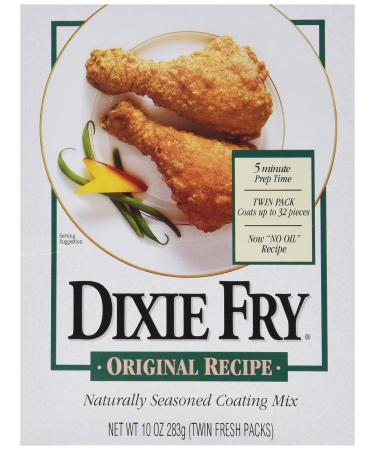 Dixie Fry Original Recipe Seasoned Coating Mix, 10 oz 10 Ounce (Pack of 1)