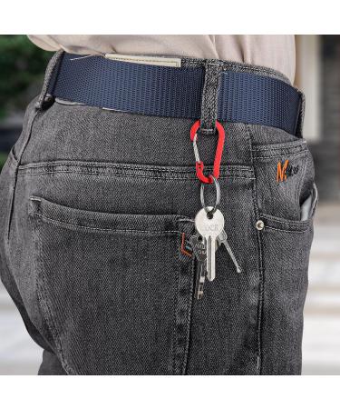 Buy D Carabiner Mini Snap Hook - Lightweight Aluminum Small Carabiner for Camping Fishing & Hiking - Colorful & Durable - Buy Online on GoSupps.com