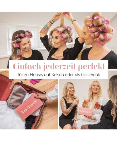 Loui Boucl Locken Wrap Set - Premium 30 Piece Hair Curlers with Clips | No Heat Curling - 3 Sizes for Large Curls (55mm & 32mm) - Buy Online on GoSupps.com