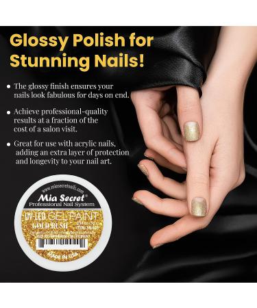 Mia Secret UV/LED Gel Paint 5g - Gold Rush | Professional Nail System - Buy Online on GoSupps.com