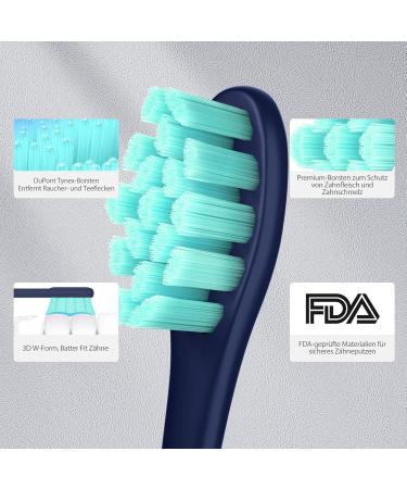 OCLEAN Flow Electric Toothbrush - Sonic 180 Days Battery 5 Modes IPX7 Waterproof Dupont Head - Blue - Buy Online on GoSupps.com