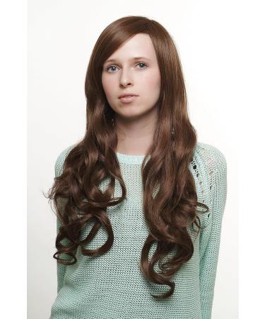 WIG ME UP SA038-3017 | Very Long Wavy Brown Brunette Ladies Wig - Shop Internationally | Best Quality & Style - Buy Online on GoSupps.com