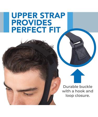 Sleep Legends Anti Snoring Chin Strap - Adjustable Chinstrap for Men & Women, CPAP Users - Reduce Snoring & Dry Mouth - Buy Online on GoSupps.com