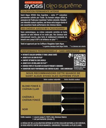 Syoss Permanent Hair Color Ol o Supr me - Intense Black 1-10 | Shop Internationally for Vibrant Hair Color - Buy Online on GoSupps.com