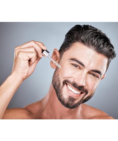 All Natural Beard Boost Oil for Men - Growth & Grooming with Castor Jojoba & Almond Oils | Sandalwood Scent - Buy Online on GoSupps.com