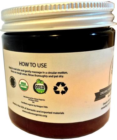 Organic Neem & Turmeric Facial Scrub | Oslove Organics | USDA Certified | Brightens & Evens Skin Tone - Buy Online on GoSupps.com