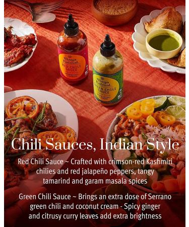 Maya Kaimal Foods Chili Sauce Variety Pack 9.5oz (Pack of 2) - Easy Squeeze Bottle, Vegan, Non-GMO, Gluten Free - Buy Online on GoSupps.com