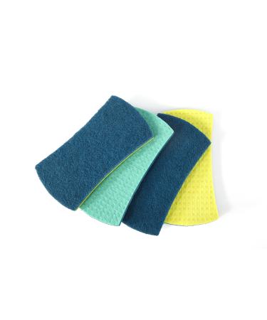 Full Circle Stretch Counter Scrubbers, Set of 4 Stretch Set of 4