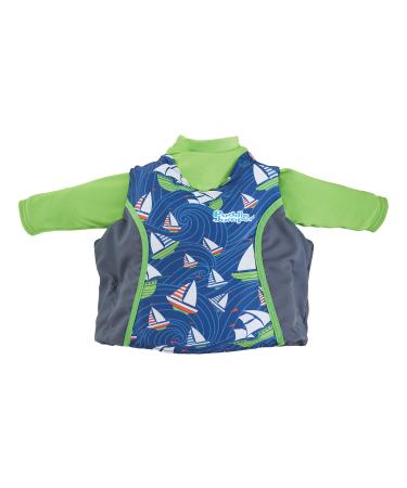 Stearns Puddle Jumper Kids 2-in-1 Life Jacket & Rash Guard Multicolour