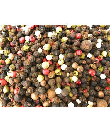 Mixed Peppercorns - Five Pepper Mix Whole Peppercorns Black White Green Red Peppercorns and Allspice 500g - Buy Online on GoSupps.com