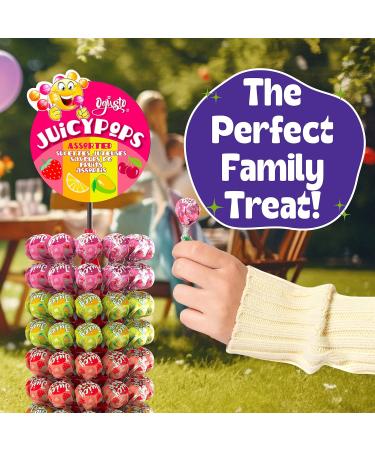 OGUSTO Juicy Lollipops Stand with 108 pops x 10g - Buy Online on GoSupps.com