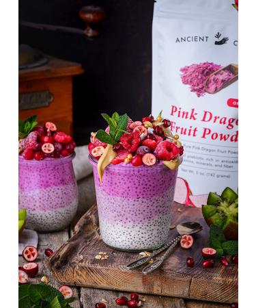 Organic Red Dragon Fruit Powder (4 oz) | Freeze Dried Pitaya for Smoothies & Baking - Vegan & Non-GMO | Natural Food Coloring with Fiber & Prebiotic Benefits - Buy Online on GoSupps.com