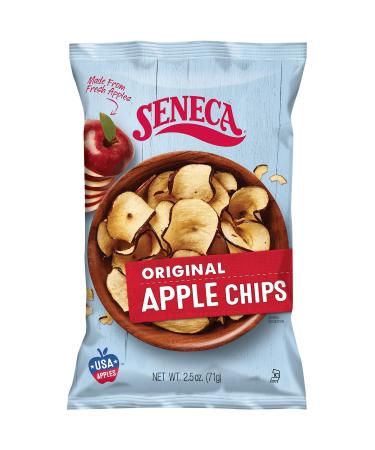 Seneca Original Apple Chips | Made from Fresh 100% Red Delicious Apples | Yakima Valley Orchards | Seasonally Picked | Crisped Apple Perfection | Foil-Lined Freshness Bag | 2.5 ounce (Pack of 12)