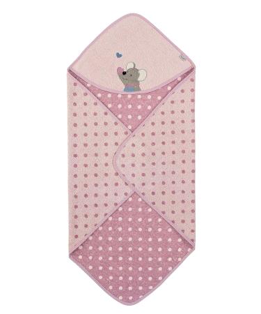 Buy Sterntaler Mouse Mabel Hooded Bath Towel - 80x80 cm - Pink - Perfect for Infants 0 Months+ - Buy Online on GoSupps.com