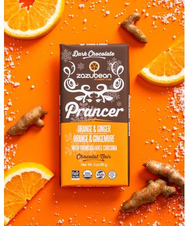 Zazubean HOLIDAY bars - Organic Vegan Fair trade Gluten free Soy Free (Variety Pack) - Buy Online on GoSupps.com