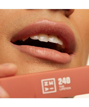 3INA MAKEUP Lipstick 240 - Medium Nude Pink with Vitamin E & Shea Butter - Long Lasting Matte Finish - Vegan & Cruelty Free - Buy Online on GoSupps.com