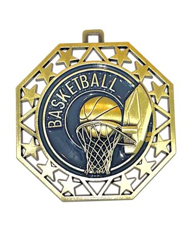 Express Medals Various 10 Pack Styles of Basketball Award Medals with Neck Ribbons Trophy Award Prize Gift Design 55