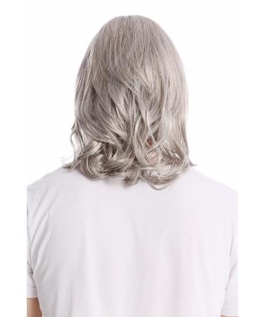 Buy WIG ME UP GFW891-51 Men's Long Straight Rockstar Wig - Cool Grey & Black Middle Parting Perfect for Stylish Look - Buy Online on GoSupps.com
