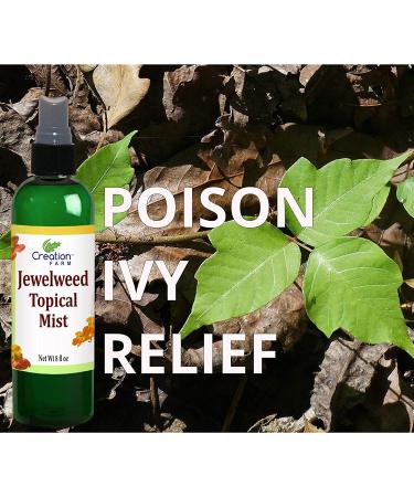 Jewelweed Spray - Natural Itchy Skin Relief for Poison Ivy & Oak Rash - 8 OZ Size - Buy Online on GoSupps.com