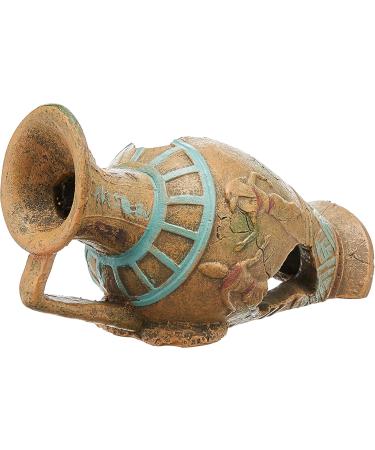 Rosewood Blue Ribbon Egyptian Urn Ornament - Elegant 1 Piece Decor for Home & Gifts | International Shipping - Buy Online on GoSupps.com