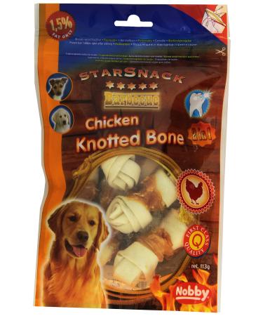 Nobby STARSNACK Barbecue Chicken Knotted Bone 7.5 cm 113 g
