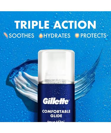 GILLETTE 75ML Shave Gel Comfortable Glide - Buy Online on GoSupps.com