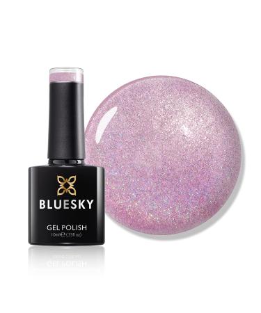Bluesky Gel Nail Polish Once Upon A Time Ch02 Pink Glitter Long Lasting Chip Resistant 10 ml (Requires Drying Under UV LED Lamp)