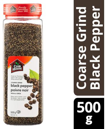 Club House Quality Natural Herbs and Spices Coarse Grind Black Pepper 500g - Buy Online on GoSupps.com