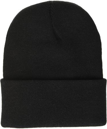 Carhartt Men's Knit Cuffed Beanie - Black | One Size - Buy Online on GoSupps.com