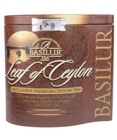 Basilur Tea Feuille de th Ceylan r gion de Ruhunu - 125 g