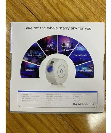 LED Smart Galaxy Projector - Milfech WiFi Star Projector Lamp with RGB Dimming Voice Control Timer & Alexa/Google Assistant Compatibility - Perfect Night Light for Kids Parties & Christmas - Buy Online on GoSupps.com