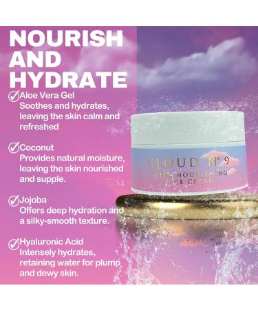 Sky Bliss Peptides Cloud 9 Nourishing Cream | Retinol Hyaluronic Acid Vitamin C & E Aloe Vera Jojoba Oil | Ultimate Face Moisturizer for Radiant Skin - Buy Online on GoSupps.com