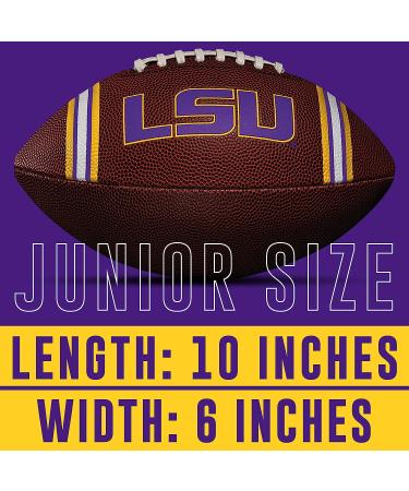 Franklin Sports Kids NCAA LSU Tigers Youth Football - Official College Team Junior Size Football with Team Logos - Buy Online on GoSupps.com