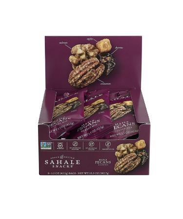 Sahale Snacks Maple Pecans Glazed Mix - 9 Packs (1.5 oz Each) | Premium Nut Snack - Buy Online on GoSupps.com